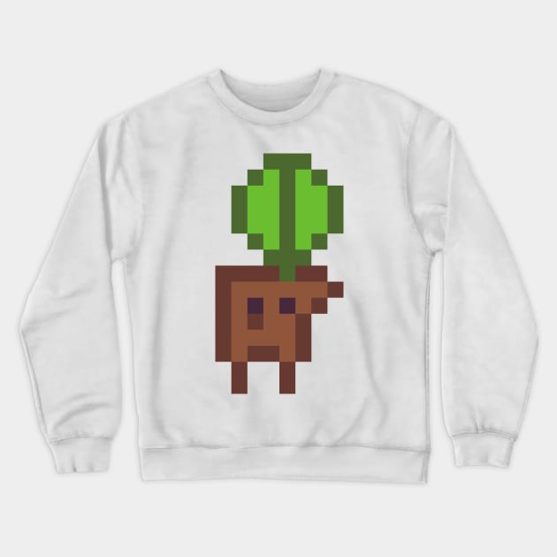 Pixel Stump Man Crewneck Sweatshirt by MacSquiddles